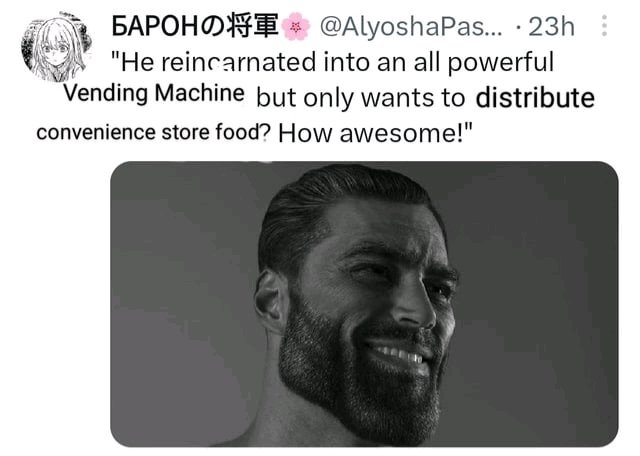 Only the peak isekai this season 😎