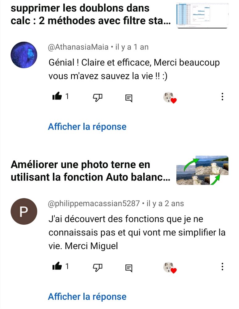 @Guillaume voici quelques commentaires :