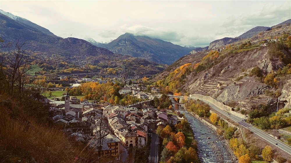 Veduta su Villeneuve