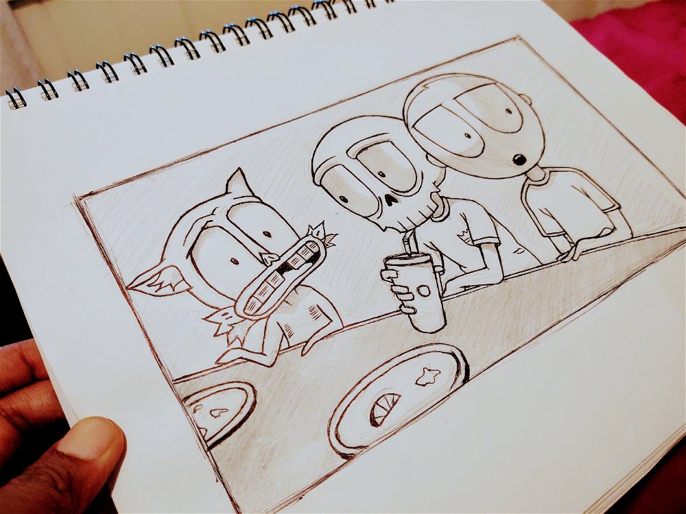 Characters from anime MFKZ