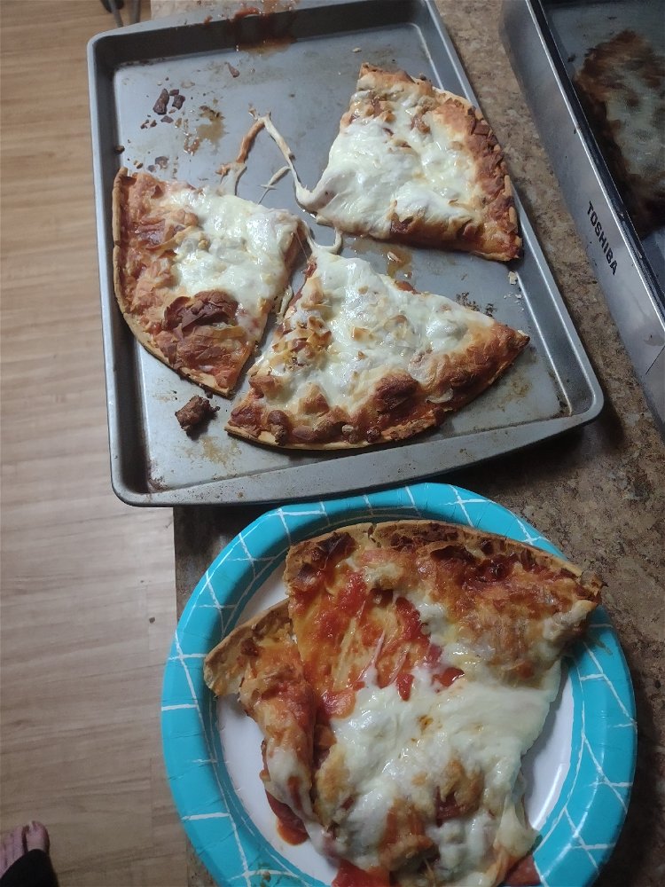 Homemade pizza