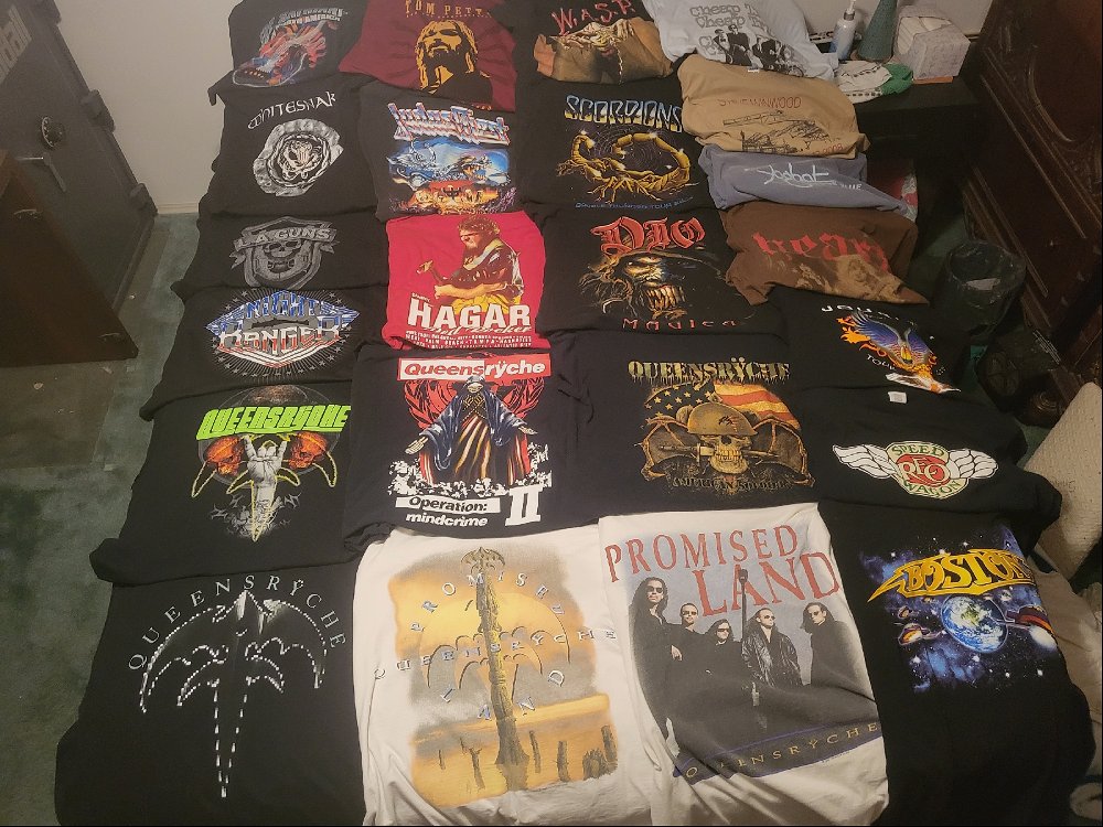 My concert t shirt collection