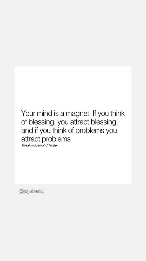 It's all about out thinking process!!