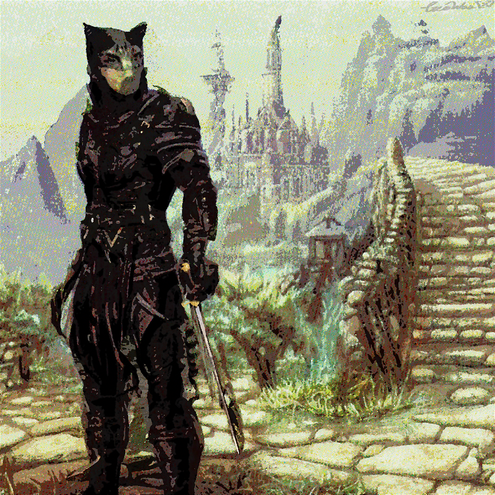 Shadow's Path (digital painting)