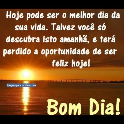 Bom dia!