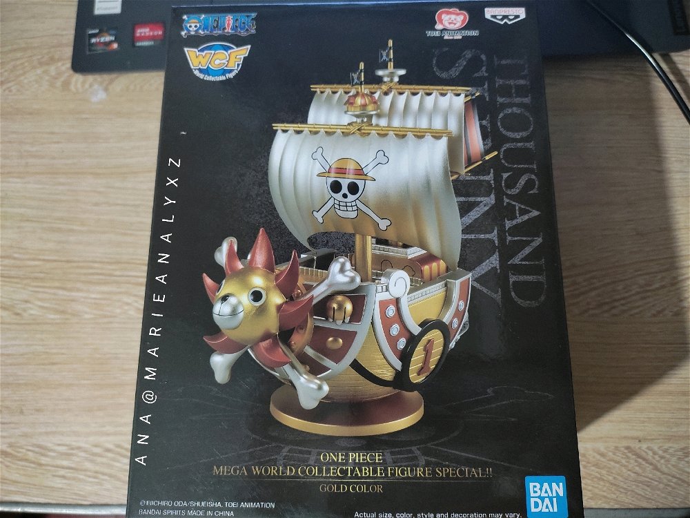 Finally received my One Piece: Thousand Sunny Special Gold Color ❤️