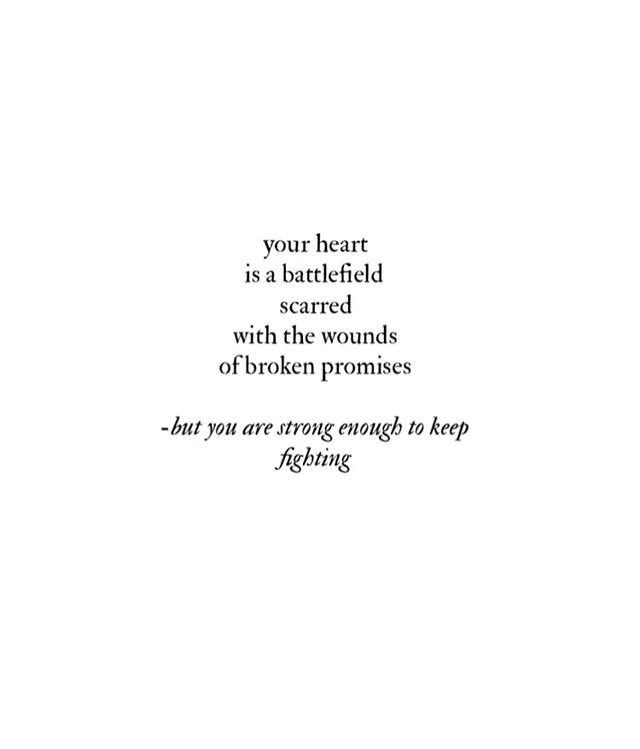 Keep fighting. ✨️