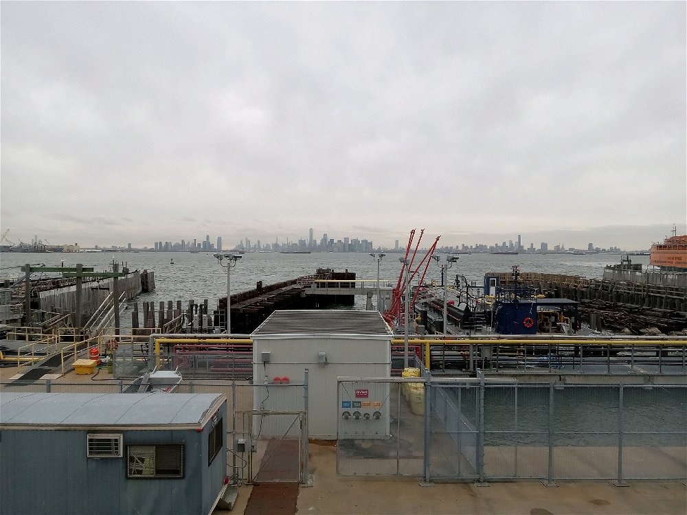 Staten island view of Manhattan