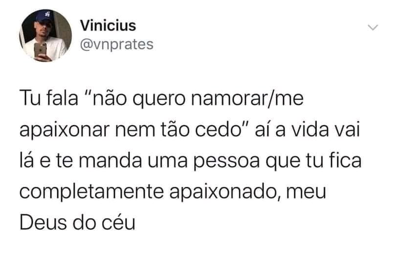 Aí ela te abandona com o seu melhor amigo Matheus q jurou q vcs eram irmãos e nunca iria fazer isso, mas quando na sexta a noite quando vc liga para para se se acalma sua crise de ansiedade vc ouve o seu amigo Matheus de fundo na ligação e quando vc questiona isso dela ela simplesmente te bloqueia