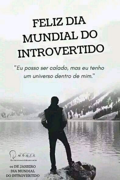 Feliz dia dos introvertidos meus contemporâneos 😎