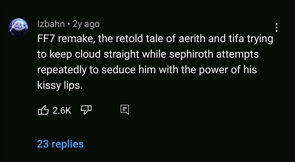 Best summary of Ff7 Remake I've ever seen.