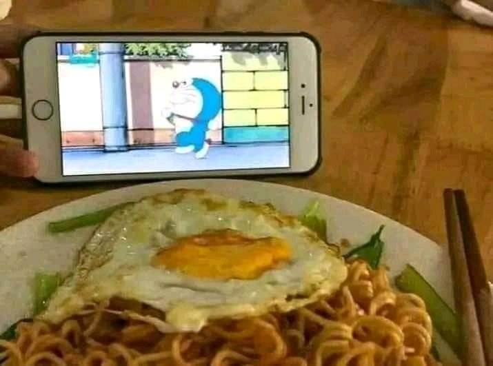 Me while eating