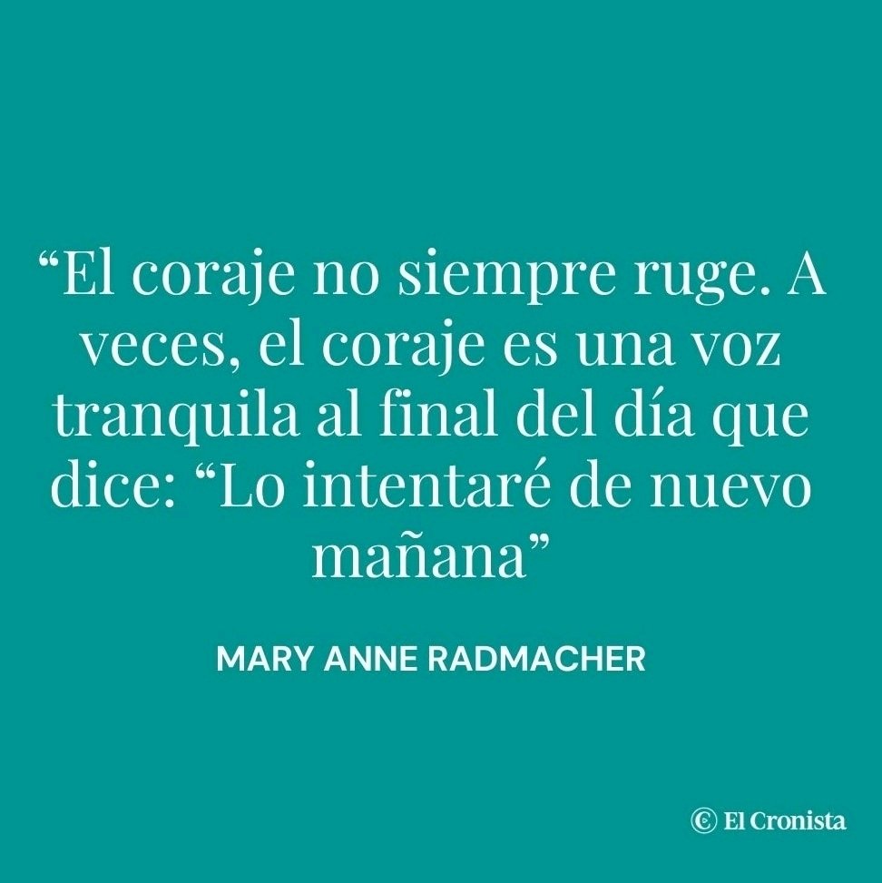 Ve con calma pero no te detengas...