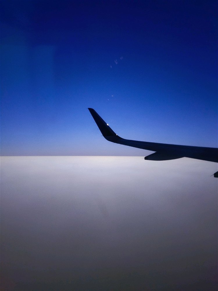 In the clouds