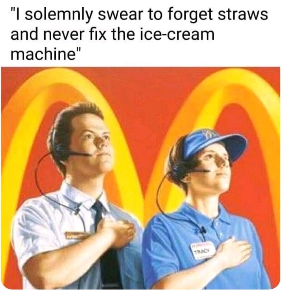 It's called the Mickey D's pact😂🤣