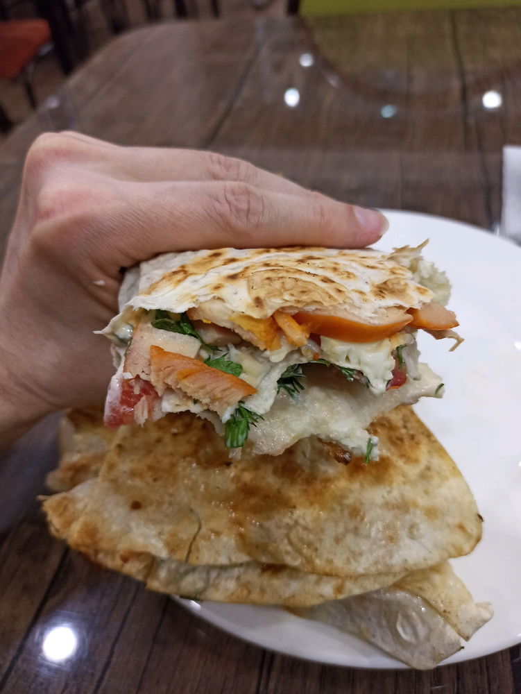 Тако с курицей