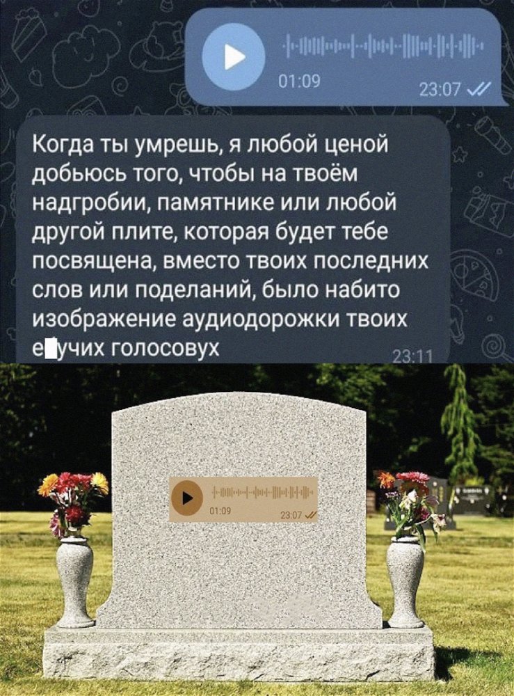 Мой уровень любви к голосовым