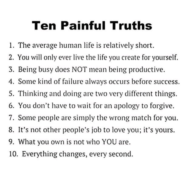 truth but painfully