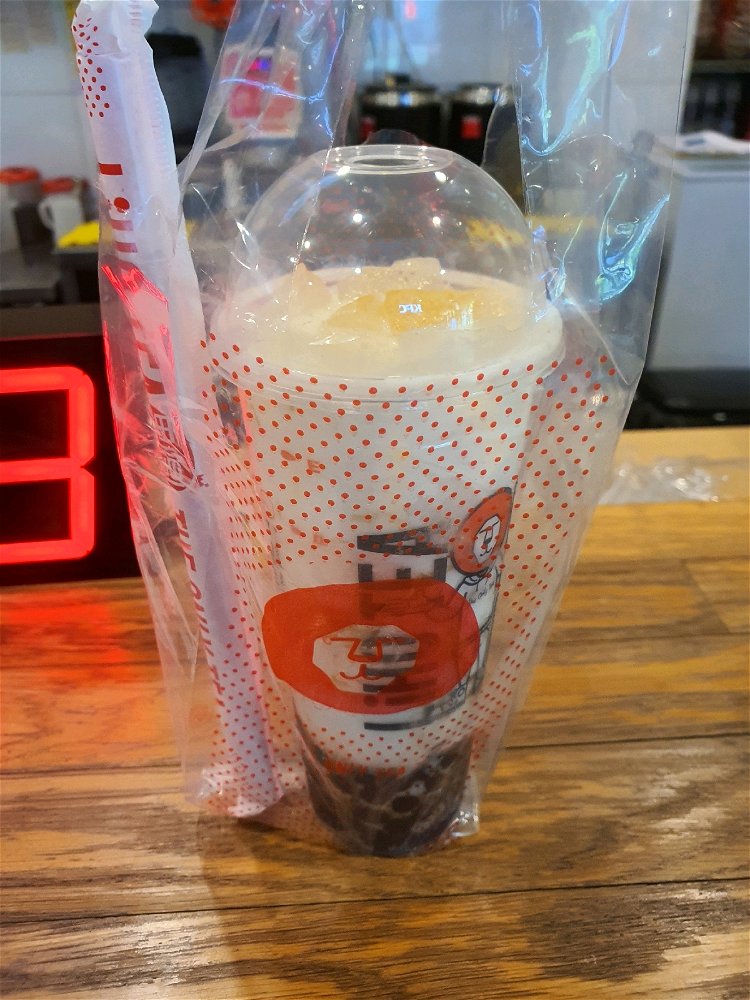Brown sugar lover boba before heading back home😆
