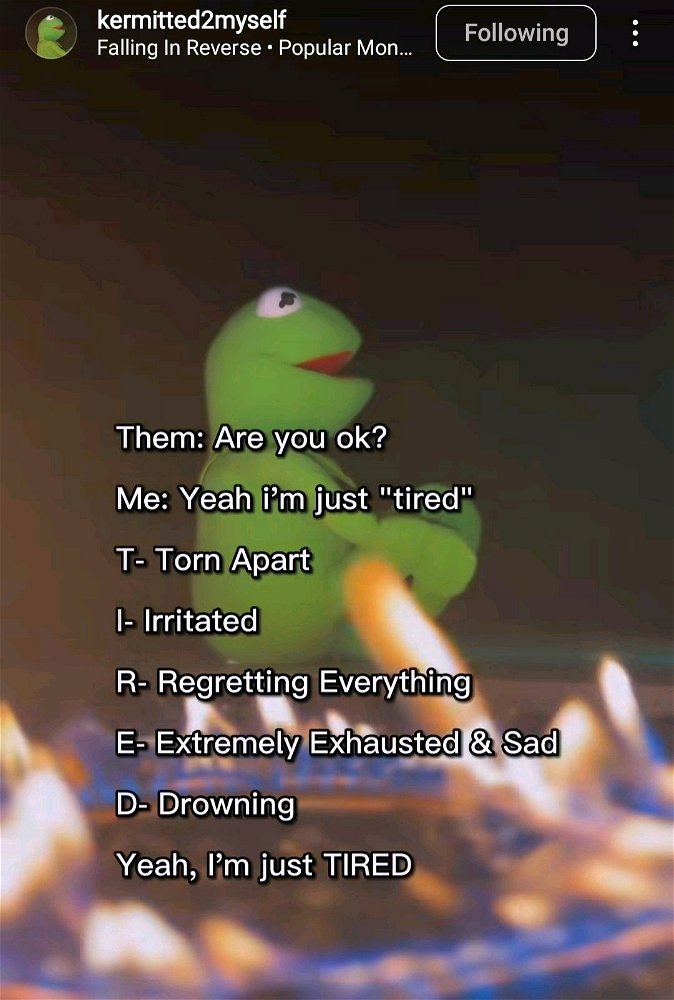 Tired off my ass