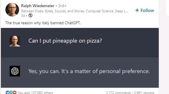 Now we know why