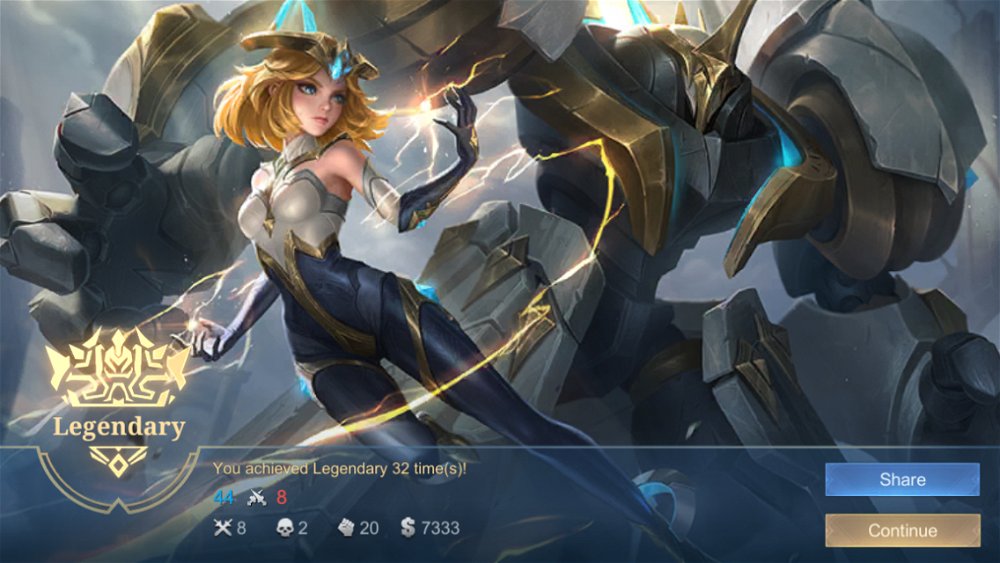 Edith Legendary Mobile Legend 😶so basically I'm pretty (but) nerdy 😂