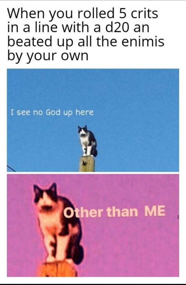 I'm bad at titles, have a meme instead.