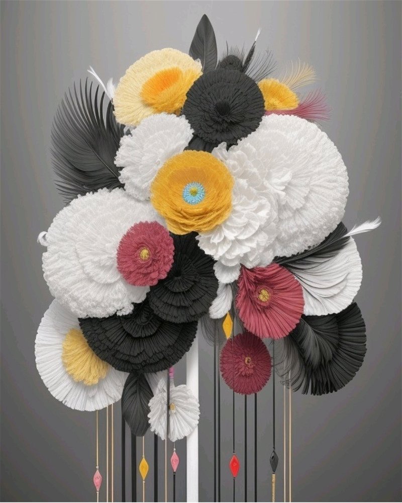 Flowers and leathers
