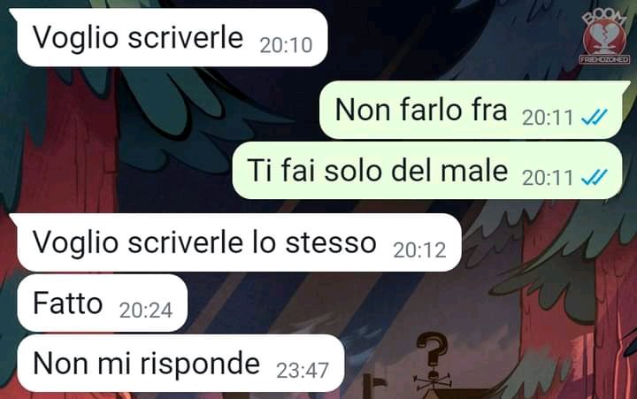 Quando è finita per voi è "veramente finita"?(oppure dopo un po' disperati cercate col cuore gonfio di speranza di convincere il partner a riprovarci?)
