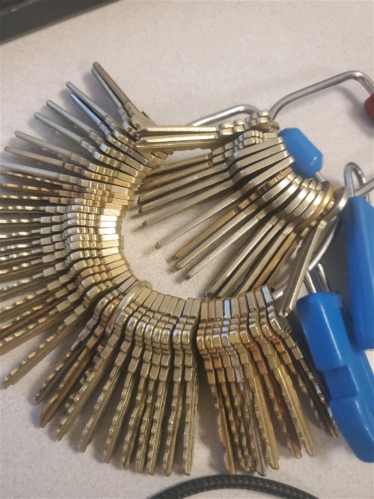 Nothing like the amount of keys I have to carry each shift