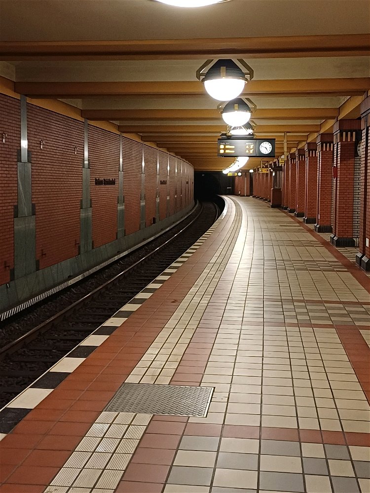 A Metro station in the North