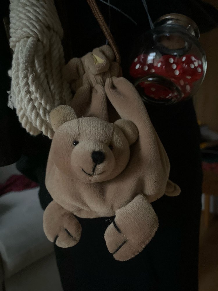 Mám plyšec plný zlaťáků. Co že to máš? Plyšec.