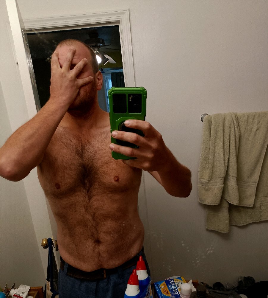 Finally able to look at myself in the mirror and say that I'm not fat anymore. Lost almost 100 pounds I don't recognize myself anymore