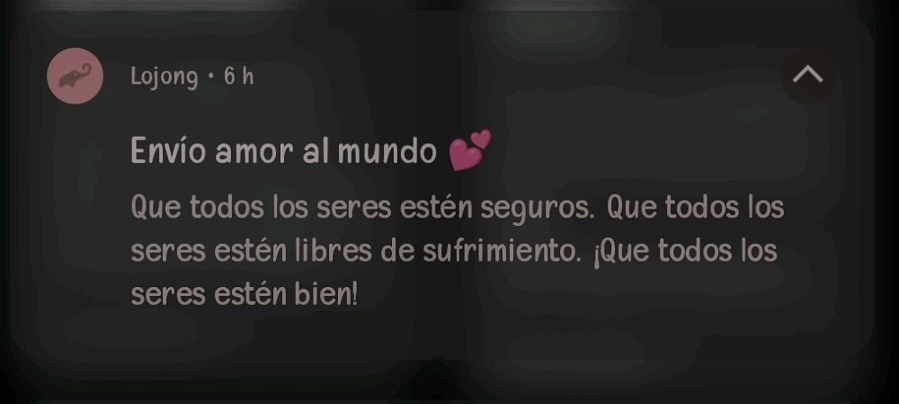 Amor incondicional.