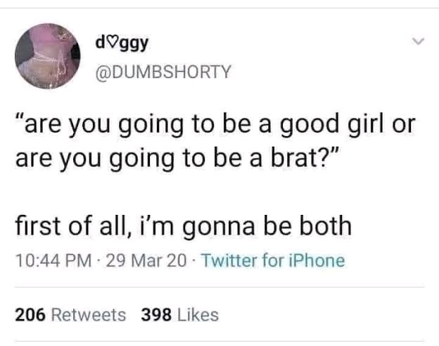 First of all, you know my answer