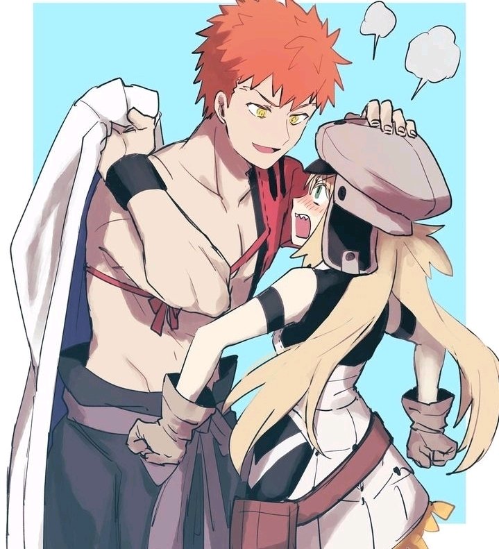 Uno de mis personajes favoritos de la franquicia Fate y tiene la misma mania que yo ^^