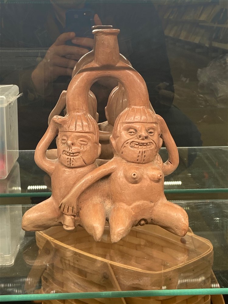 Found some art perfect for my dating profile while shopping at a thrift store today…
