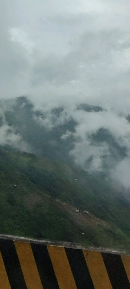 Foggy mountain