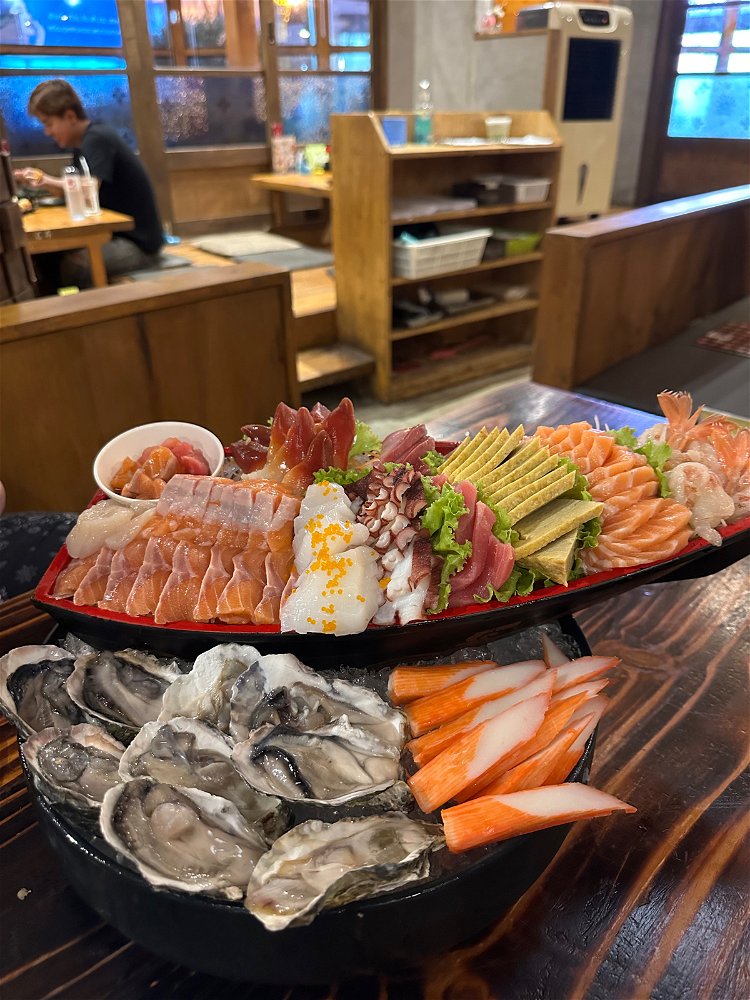 Salmon ans sashimi 🍣