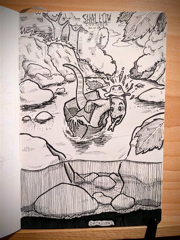 Inktober 2023 - Shallow