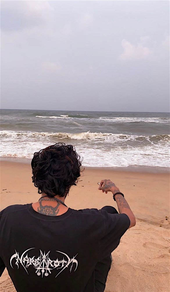 The beach