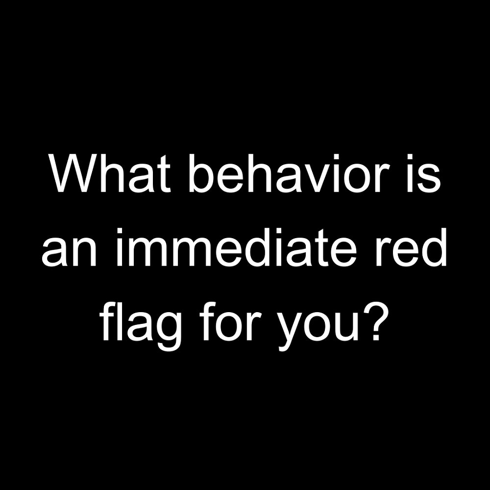 Name ONE behaviour.