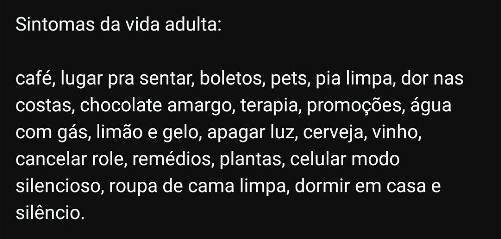 O que mais daria pra acrescentar?