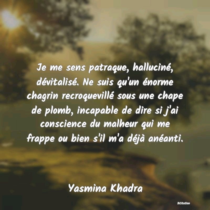 Mon état actuel