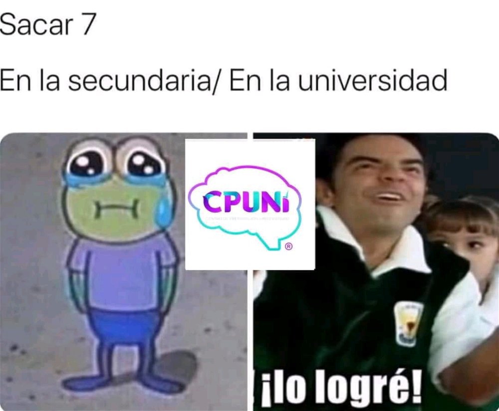 En teoría la universidad fué donde mejores calificaciones tuve en toda mi vida escolar 😅