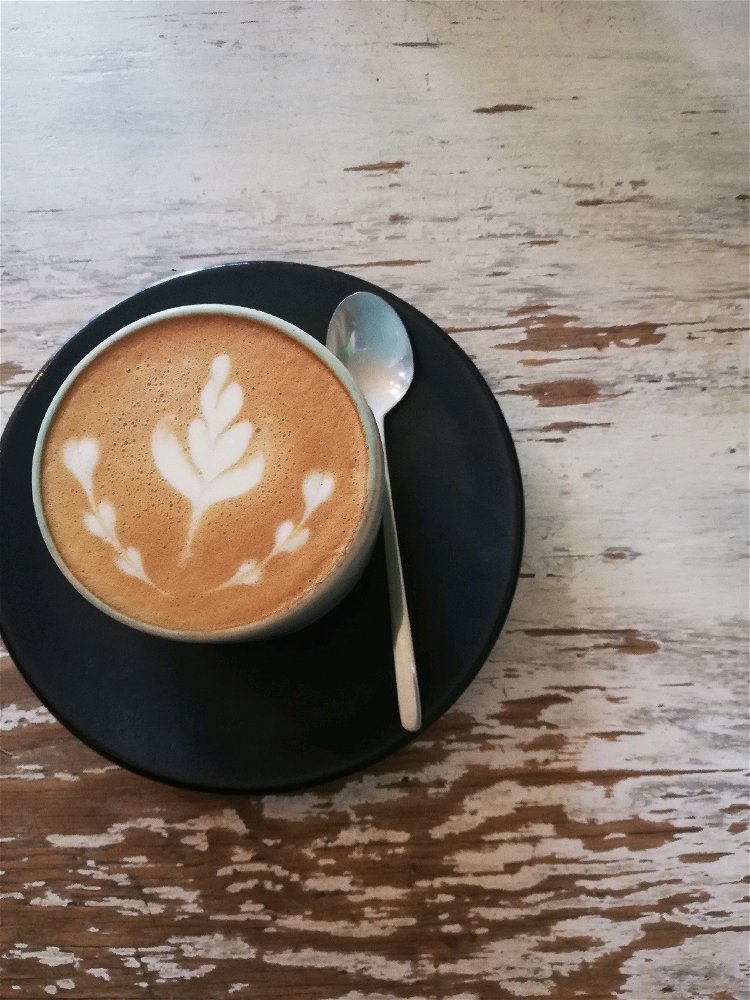 Some latte art