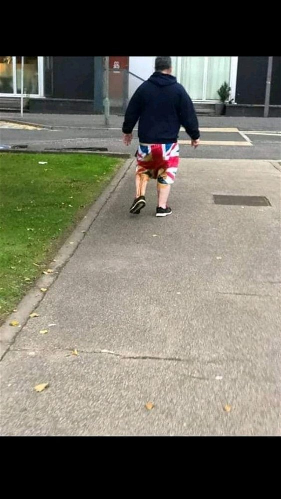 Someone got a bit too excited to be "British"