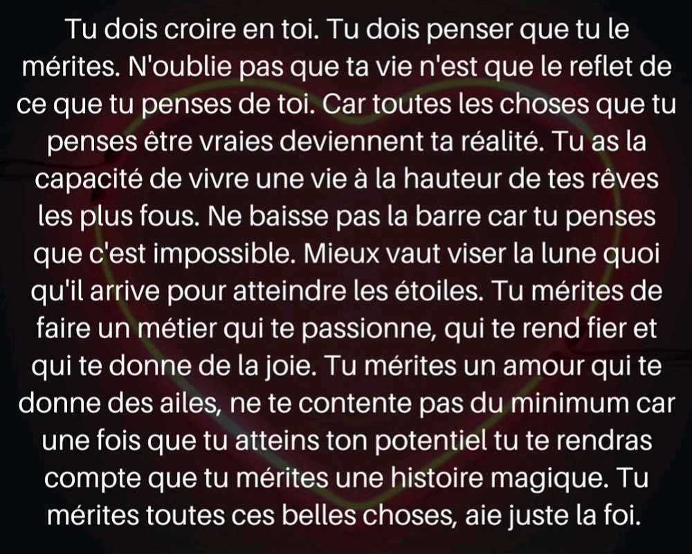 La pensée positive