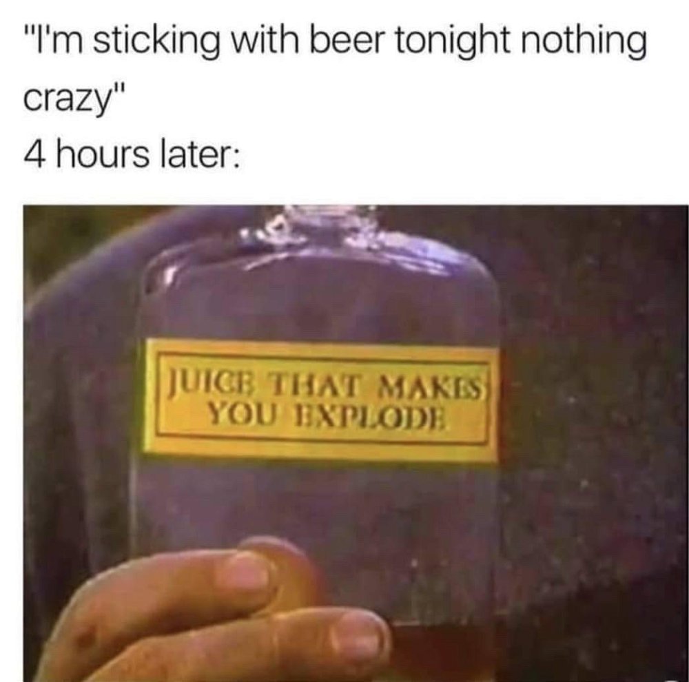 J’avais dit juste une bière !