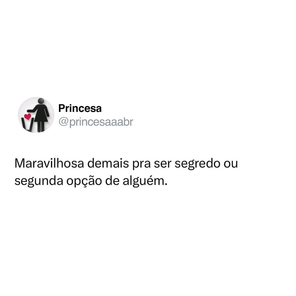 Pense sempre assim!